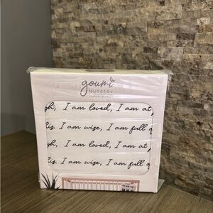 RARE Goumi You Are Loved Nursery Baby Blanket NIB HTF